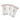 Three white packets of Dried & True taco sauce on a white background